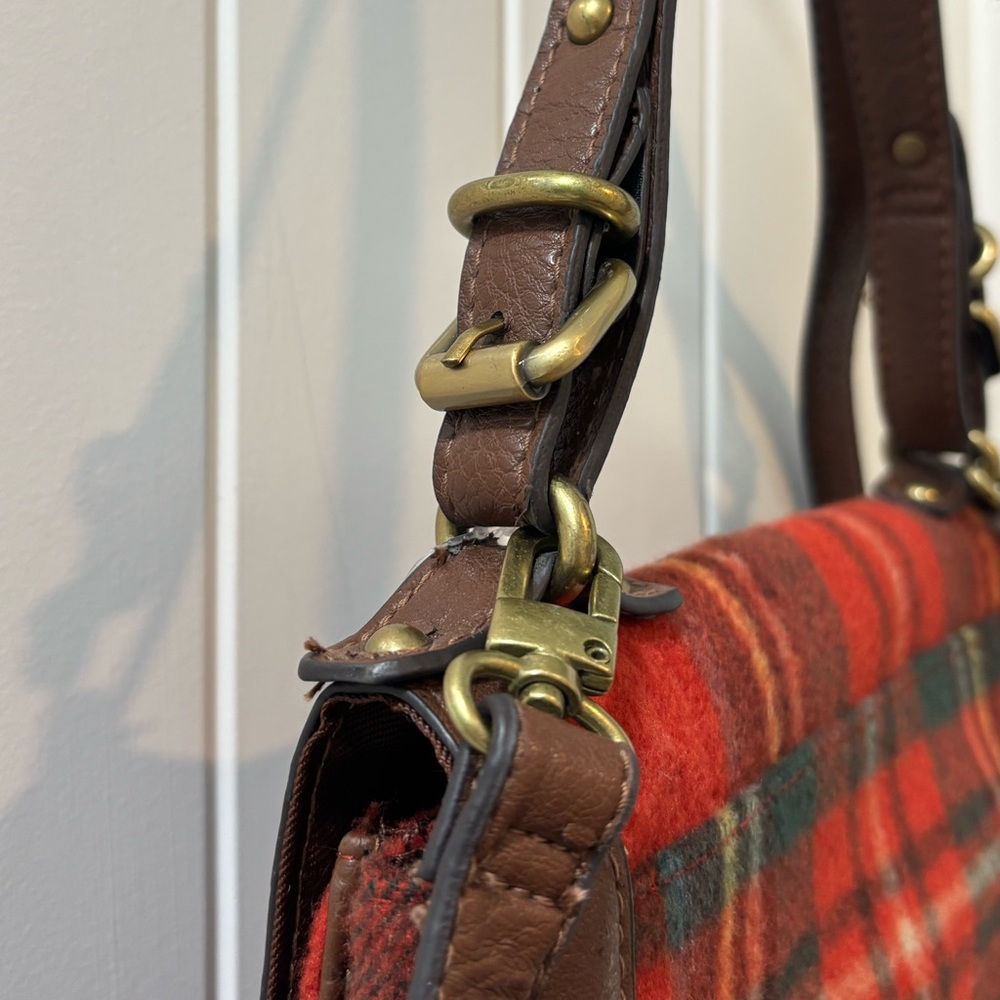 Merona Plaid Wool Cross Body Bag - Picture 4 of 7